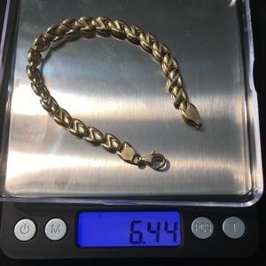 14KT Gold 7 in bracelet